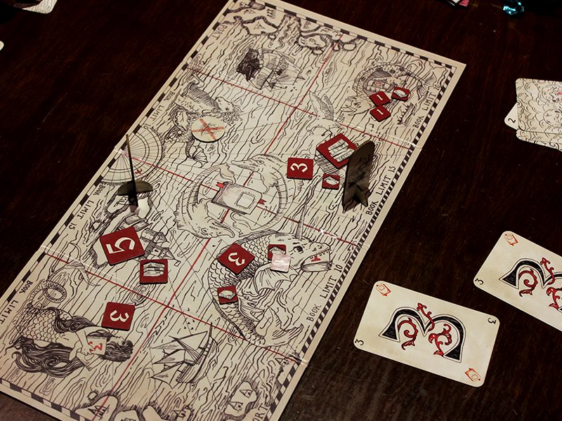 GailSimone's tweet photo. This is today’s #teagame, it’s LITERA-SEAS by @parlourinteractive.ca.
It looks great, hand-drawn art, and a fun concept. Pirates have to drop off books at floating libraries to appease the mermaids and calm the seas. Fun! Anyone played this one?
#TableTopGails https://t.co/mesE3zeJuJ