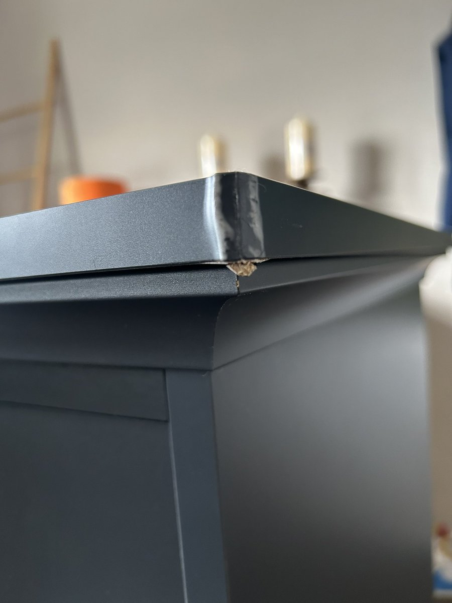 BeakyTweeter's tweet photo. Never been so disappointed in a piece of furniture! @BandQ Still no reply from customer service. Poor workmanship, parts missing. Refused to take the delivery upstairs. https://t.co/L5vToGmChd