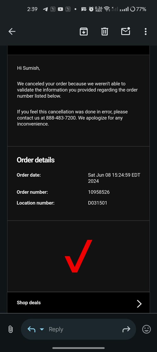 SathyanSumish's tweet photo. Now, your customer support keeps pushing me between prepaid,postpaid and sales department -all saying it's the other department that can access info and not them. Do you have anyone who can help and resolve this?Attaching cancellation mail with order id and purchase receipt https://t.co/eFYRaTYiSQ
