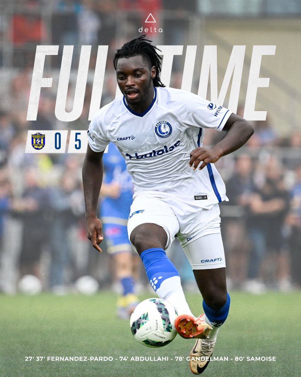 KAAGent's tweet image. FT 0-5 | 𝙁𝙞𝙧𝙨𝙩 𝙬𝙞𝙣 🔜 HO Kalken 💪

#MERGNT #PRESEASON