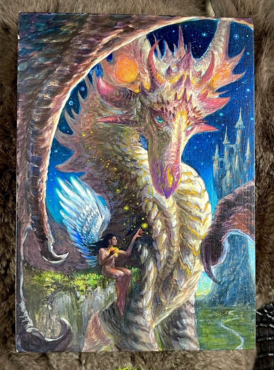 April Solomon (@aprildragonlady) on Twitter photo SOLD! My tiny original pairing “Fairy meets Dragon” on <a href="/everydayorig/">Every Day Original</a>
#acrylicpainting #originalart #dragonartist SOLD! My tiny original pairing “Fairy meets Dragon” on <a href="/everydayorig/">Every Day Original</a>
#acrylicpainting #originalart #dragonartist