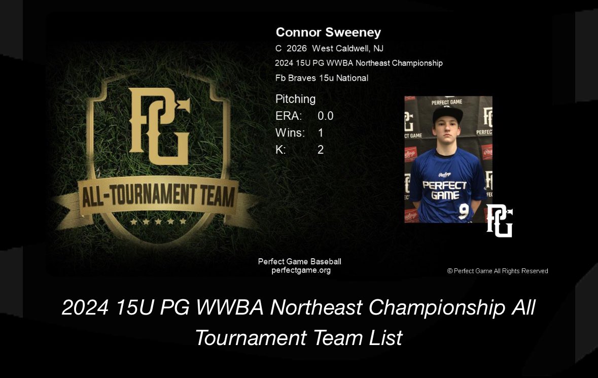 First all tournament team of the summer