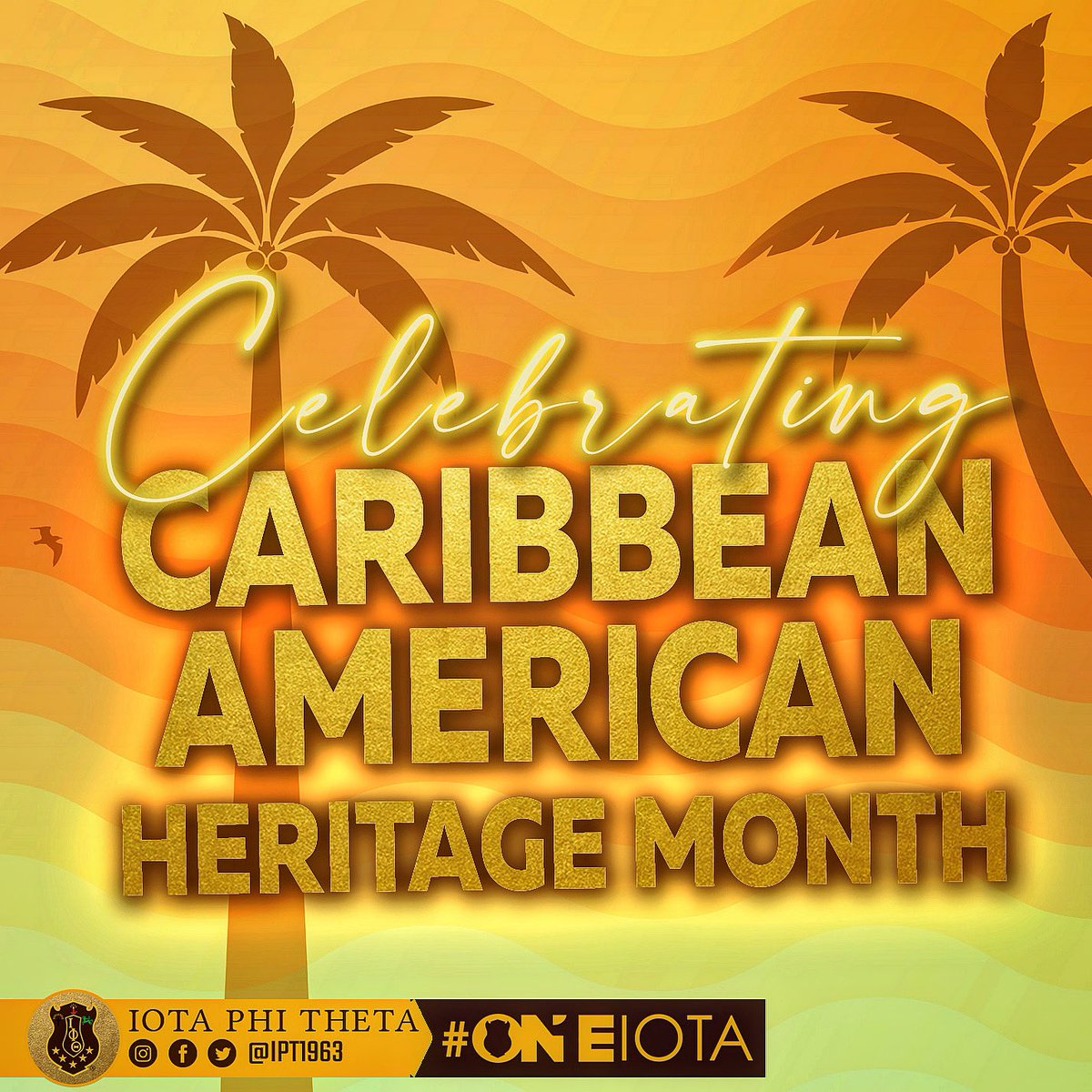 During Caribbean-American Heritage Month, we celebrate the rich culture and heritage of the Caribbean American people and their contribution to the United States of America!

Post your flags! 

#nationalcaribbeanamericanheritagemonth #ipt1963 #IotaPhiTheta