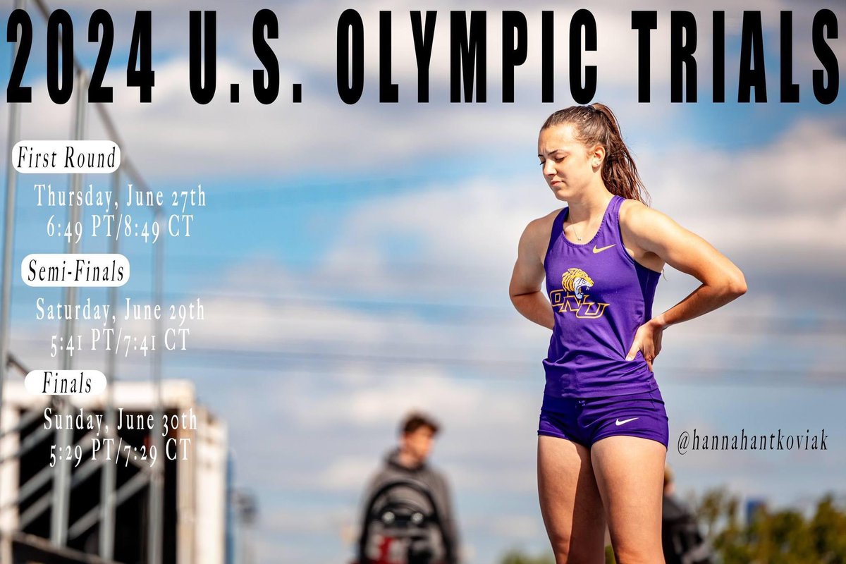 𝗦𝗲𝗺𝗶𝗳𝗶𝗻𝗮𝗹𝘀 𝗼𝗻 𝗱𝗲𝗰𝗸😤

Hannah Antkoviak’s semifinal race at the U.S. Olympic Team Trials is in less than an hour at 7:41 p.m. CST! You can watch along on NBC, Peacock, or USA Network!

#ForONU