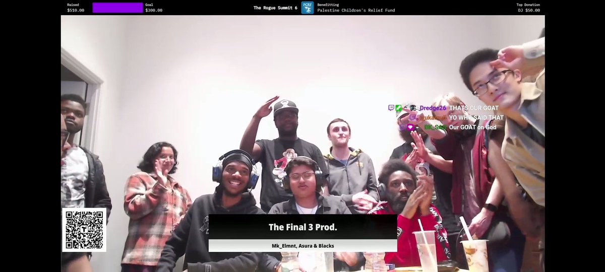 AsuraDX's tweet photo. I came home in tears. Alhamdulilah 
 Tonight we raised about 1K for kids in Palestine. It was the most we've ever done and I'm just extremely overwhelmed. 

Thank you to my friends and my team for believing in me.

Thank you to @SideQuest_Hub for hosting us and @CorePixels for making our production value go up. 

And thank you to any of the donors.

We'll be back in August for more action.
