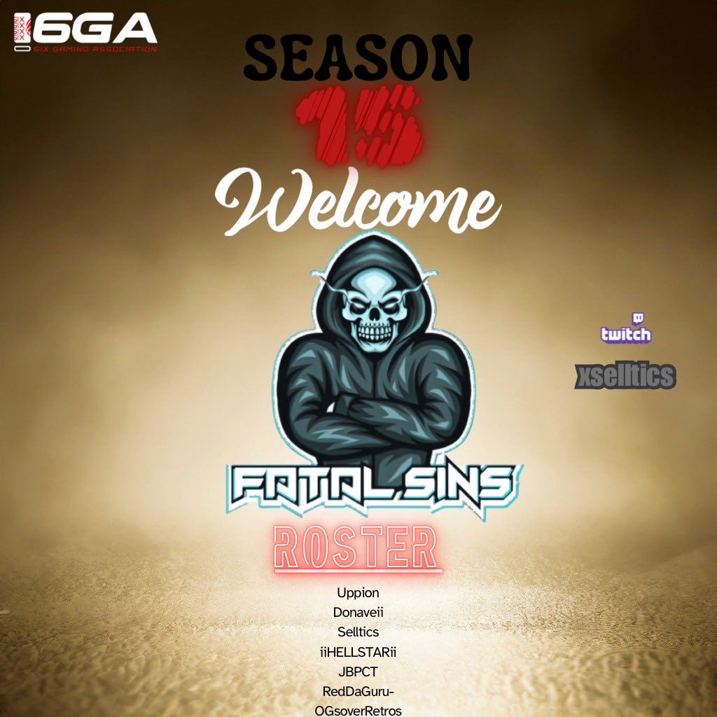 6GALive (@6galive) on Twitter photo Season 15 ๐
Golden Ticket Tournament ๐ซ
๐จ NOW LIVE ๐จ
WELCOME
<a href="/Sellticss/">Selltics าโ </a> and his team <a href="/FatalSins2k/">Fatal Sins</a> ๐
STREAM
Twitch.tv/xselltics
<a href="/iNetworkFX/">๐ถ๐ก๐ฒ๐๐๐ผ๐ฟ๐ธ ๐๐ซ</a> <a href="/yeynotgaming/">LVI YEY</a> <a href="/6GA2K/">6GA2K</a> Season 15 ๐
Golden Ticket Tournament ๐ซ
๐จ NOW LIVE ๐จ
WELCOME
<a href="/Sellticss/">Selltics าโ </a> and his team <a href="/FatalSins2k/">Fatal Sins</a> ๐
STREAM
Twitch.tv/xselltics
<a href="/iNetworkFX/">๐ถ๐ก๐ฒ๐๐๐ผ๐ฟ๐ธ ๐๐ซ</a> <a href="/yeynotgaming/">LVI YEY</a> <a href="/6GA2K/">6GA2K</a>