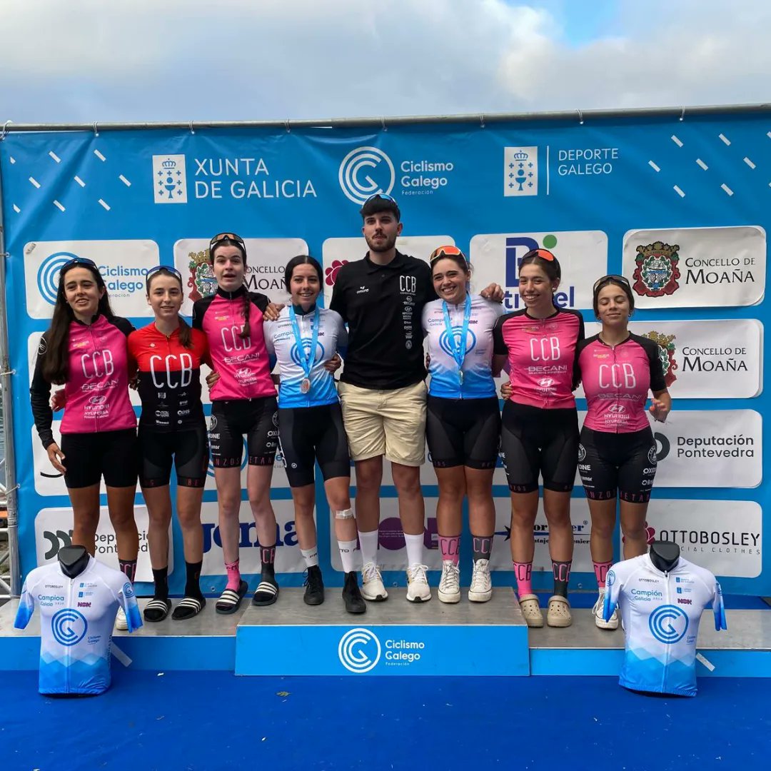 CC BETANZOS (@ccbetanzos) on Twitter photo Hoxe en Moaña Xiana Camiña conseguía o primeiro gran triunfo de unha aposta polo ciclismo femenino que o <a href="/CcBetanzos/">CC BETANZOS</a> inciou fai castro anos. Campiona galega Junior, e en sub 23 Andréa Prado, ahora no <a href="/EquipoFarto/">Team Farto - Kiroot</a> , formada na escola do CCB e correndo con nos ata o ano pasado Hoxe en Moaña Xiana Camiña conseguía o primeiro gran triunfo de unha aposta polo ciclismo femenino que o <a href="/CcBetanzos/">CC BETANZOS</a> inciou fai castro anos. Campiona galega Junior, e en sub 23 Andréa Prado, ahora no <a href="/EquipoFarto/">Team Farto - Kiroot</a> , formada na escola do CCB e correndo con nos ata o ano pasado