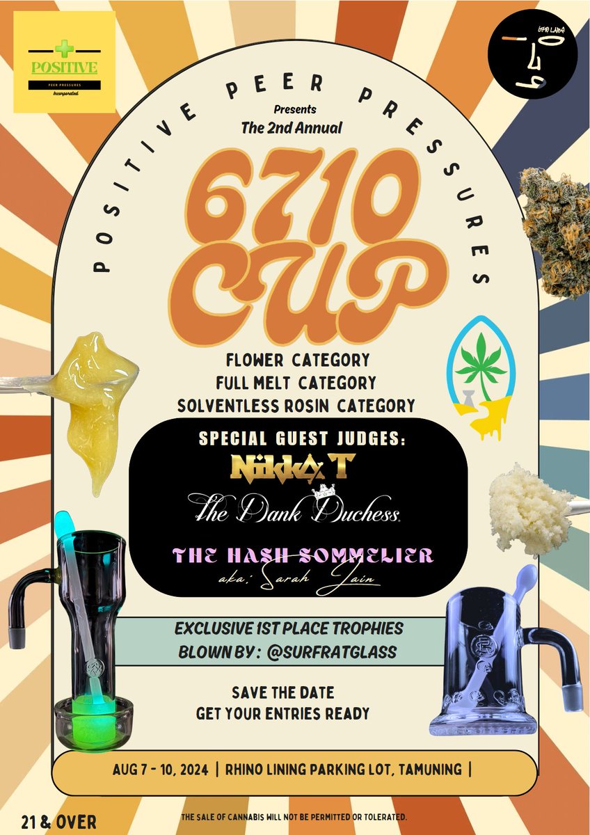 If you're looking for a Tropical Island Cannabis experience, then look no further! We're lighting up properly here on the island of Guam, &amp; we'd love for you to come and see for yourself from August 7-10 at our 2nd Annual 6710 CUP!