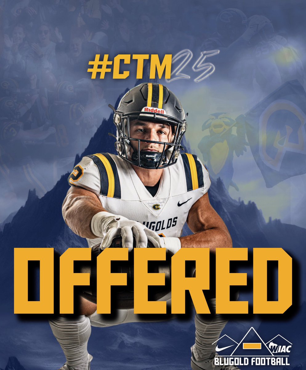 Tyler Mirasola (@tylermirasola) on Twitter photo After a great visit I am blessed to receive my first offer to UW Eau Claire!! <a href="/HHSCoachGumm/">๐ช Justin Gumm ๐ช</a> <a href="/CoachE_Blugolds/">Rob Erickson</a> <a href="/CoachGrayvold/">Brady Grayvold</a>
Roll Golds๐ต๐ก๐ After a great visit I am blessed to receive my first offer to UW Eau Claire!! <a href="/HHSCoachGumm/">๐ช Justin Gumm ๐ช</a> <a href="/CoachE_Blugolds/">Rob Erickson</a> <a href="/CoachGrayvold/">Brady Grayvold</a>
Roll Golds๐ต๐ก๐