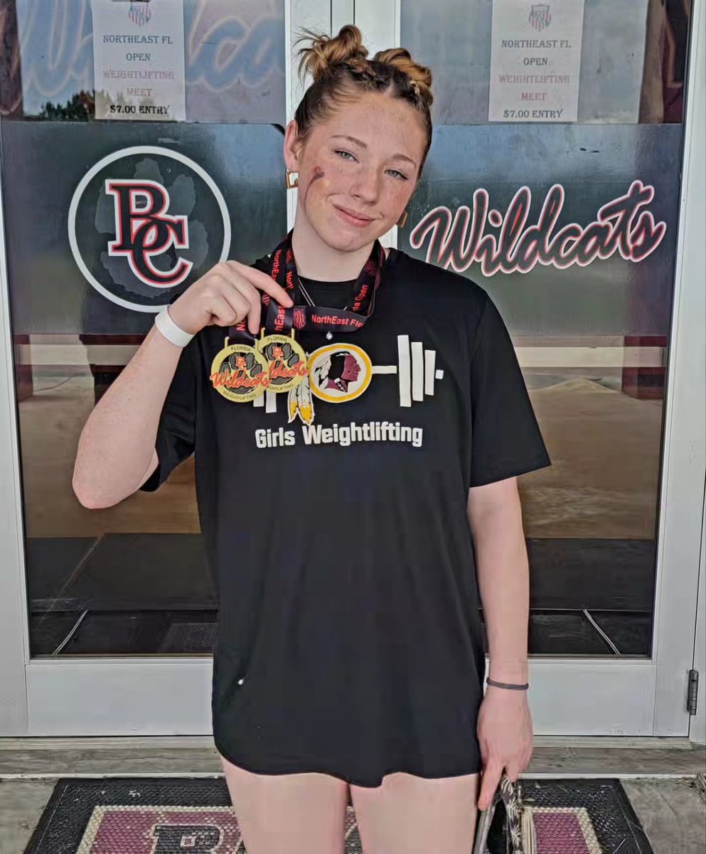 Autumn_Butler55's tweet photo. Placed 3rd today in the Northeat Flordia #AAUweightlifting meet , greatful to compete against some of the best girls in the State! Looking forward to competing again next Month as I continue to prep for my senior season 
 #WNHSWeightlifting 
#IronSharpensIron https://t.co/s8W7WAntu9