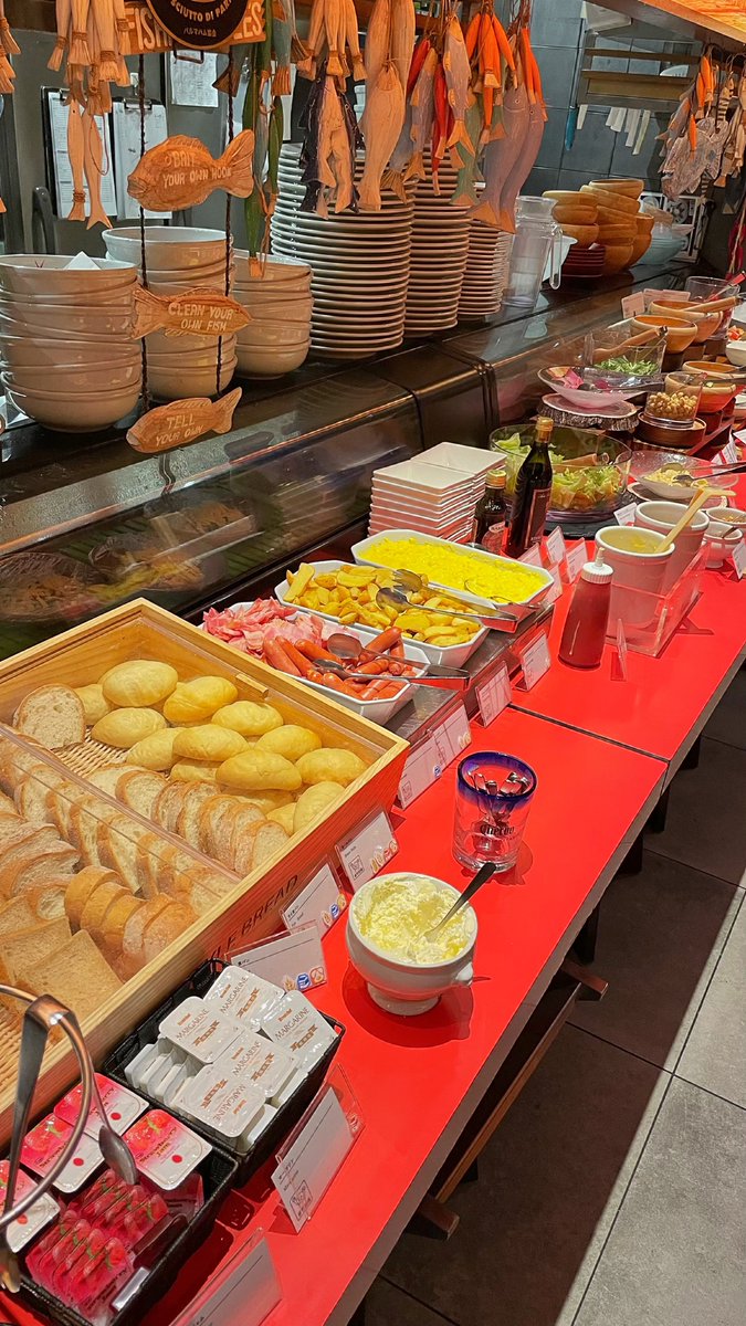 朝食ビュッフェ☀️