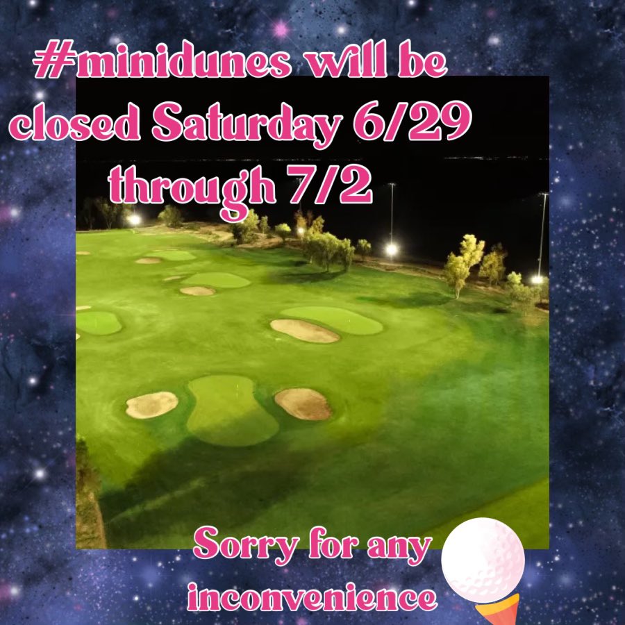 No #minidunes this weekend. See you all next week!