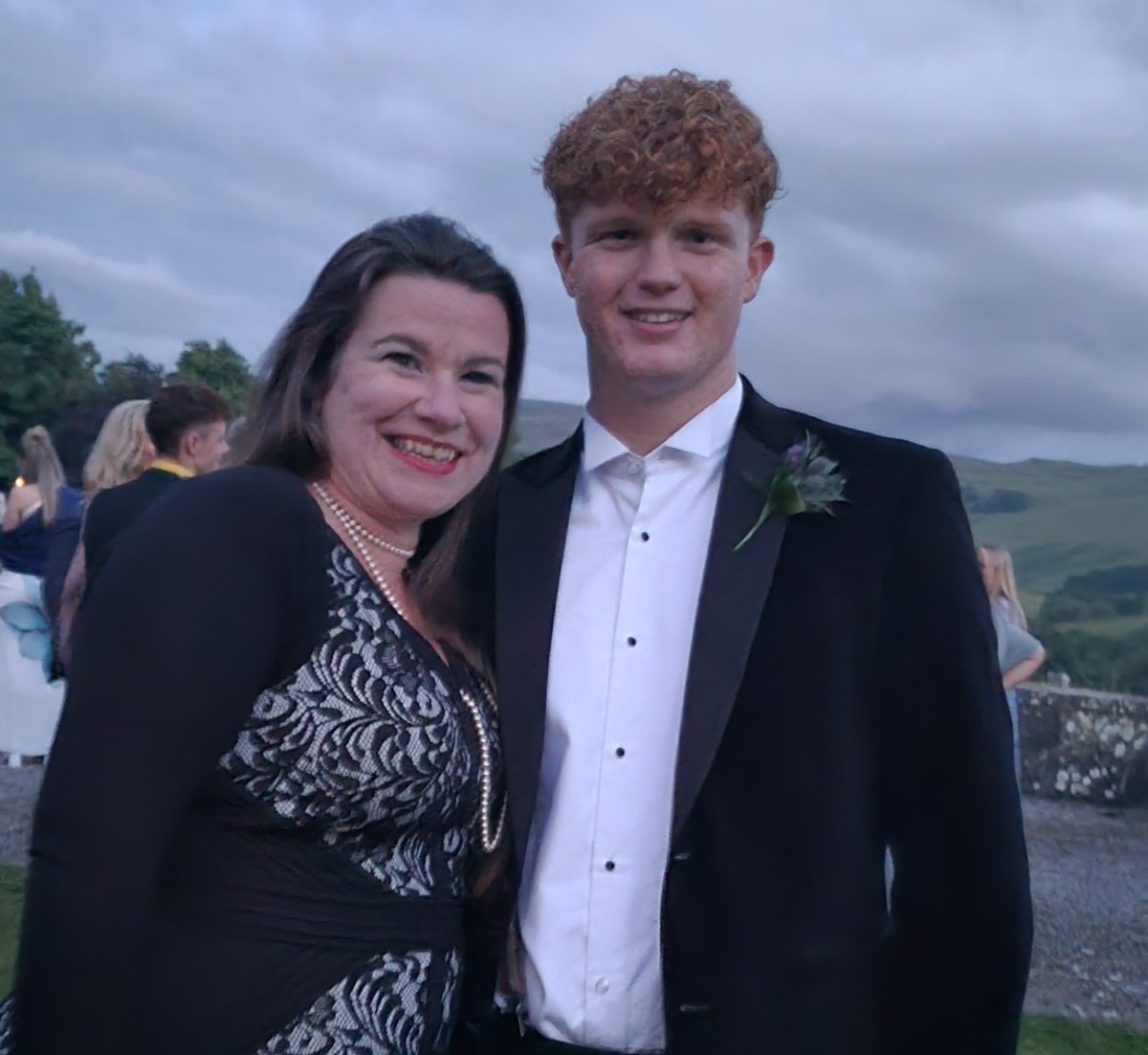 Lovely to catch up with Archie on his birthday at the leavers ball!