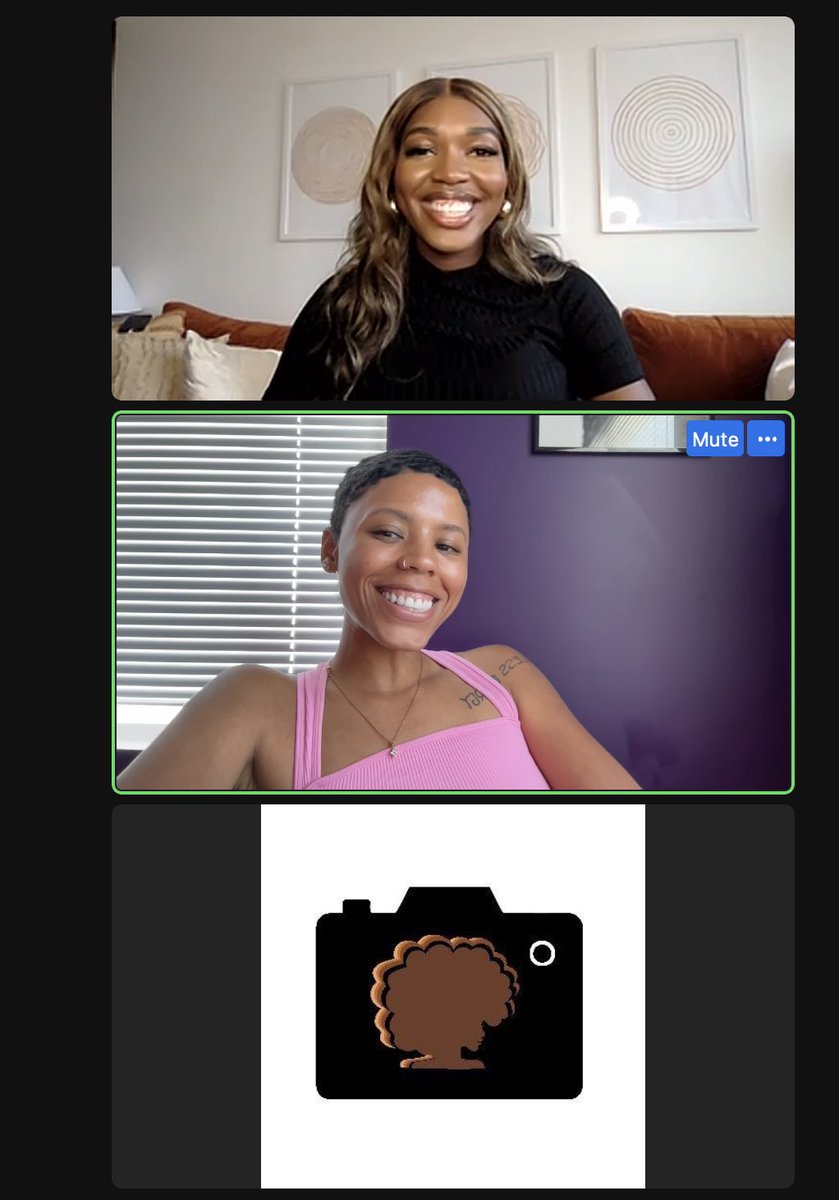 Ended our day with Sydney The Creative &amp; Ade the Resident MD &amp; Filmmaker!!

The range is far &amp; wide! Shoutout to the collective 🖤🤝🏽

<a href="/BlkWomenPhoto/">Black Women Photographers™️</a> #bwpsummit