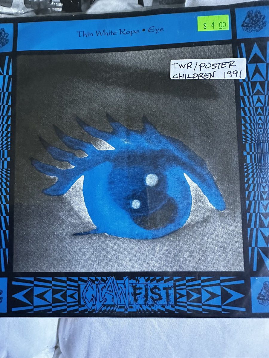 DJMossback's tweet photo. Thin White Rope. Davis CA
Poster Children. Urbana-Champaign IL
Each recorded their others songs.
Clawfist Label, UK
NO QR CODE! https://t.co/3J9hBQ90Tk