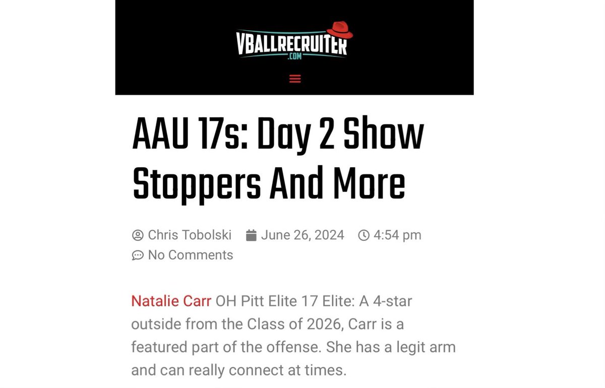 Natalie Carr tweet media