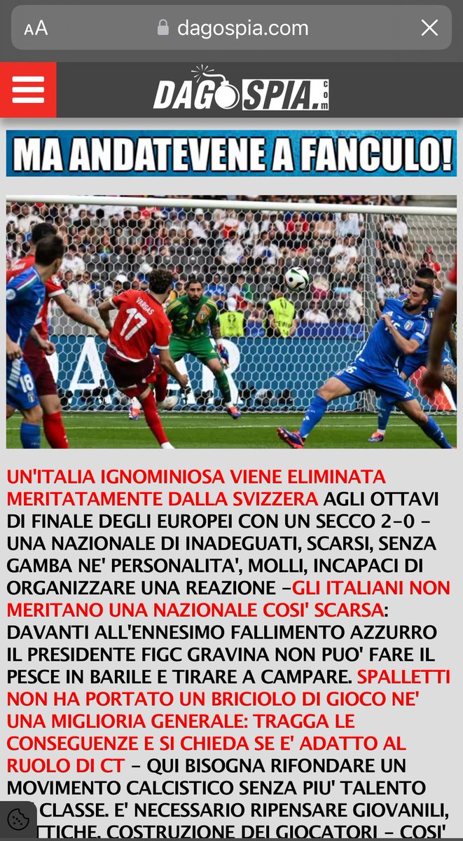 Si poteva dire meglio? Difficile. 
#SvizzeraItalia