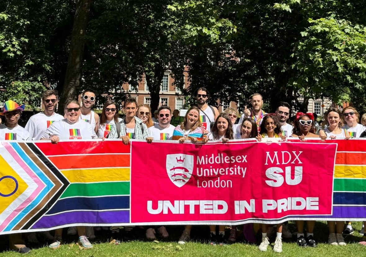 Alfonso Pezzella (@alfpezzella) on Twitter photo So energising and inspiring to march at #PrideInLondon #WeAreEverywhere
Pride is a protest, beyond a celebration parade, to remind everyone that LGBT+ rights still have a long way to go! 🏳️⚧️🏳️🌈🌈
<a href="/PrideInLondon/">Pride in London</a> <a href="/MiddlesexUni/">Middlesex University</a> <a href="/MiddlesexLGBT/">Middlesex University LGBT+ Network</a> So energising and inspiring to march at #PrideInLondon #WeAreEverywhere
Pride is a protest, beyond a celebration parade, to remind everyone that LGBT+ rights still have a long way to go! 🏳️⚧️🏳️🌈🌈
<a href="/PrideInLondon/">Pride in London</a> <a href="/MiddlesexUni/">Middlesex University</a> <a href="/MiddlesexLGBT/">Middlesex University LGBT+ Network</a>