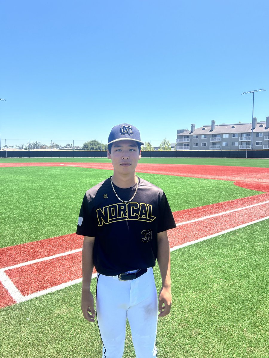 FiveToolCA's tweet photo. F: @NorCalBlack 17U 10, Prime Performance Academy 1
Pitcher: @100percentjude 5.2 IP, 13K, H, 0 ER
Hitter: @Morgan_Tran2025 3-3, 2B, 3R, 2 SB, BB https://t.co/bjCl2kugwd