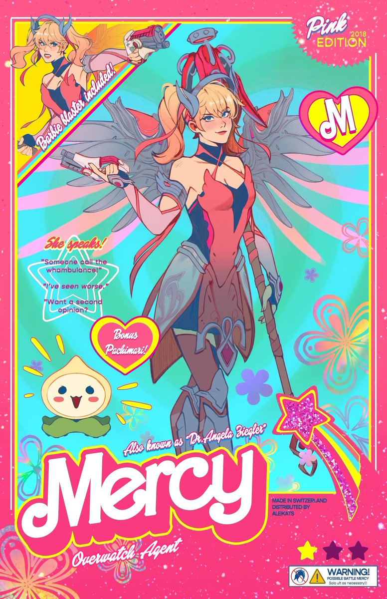 Overwatch 2 Pink Mercy Poster ❤️🩷

핑크 메르시!

※ Artist: @Arch_aleikats