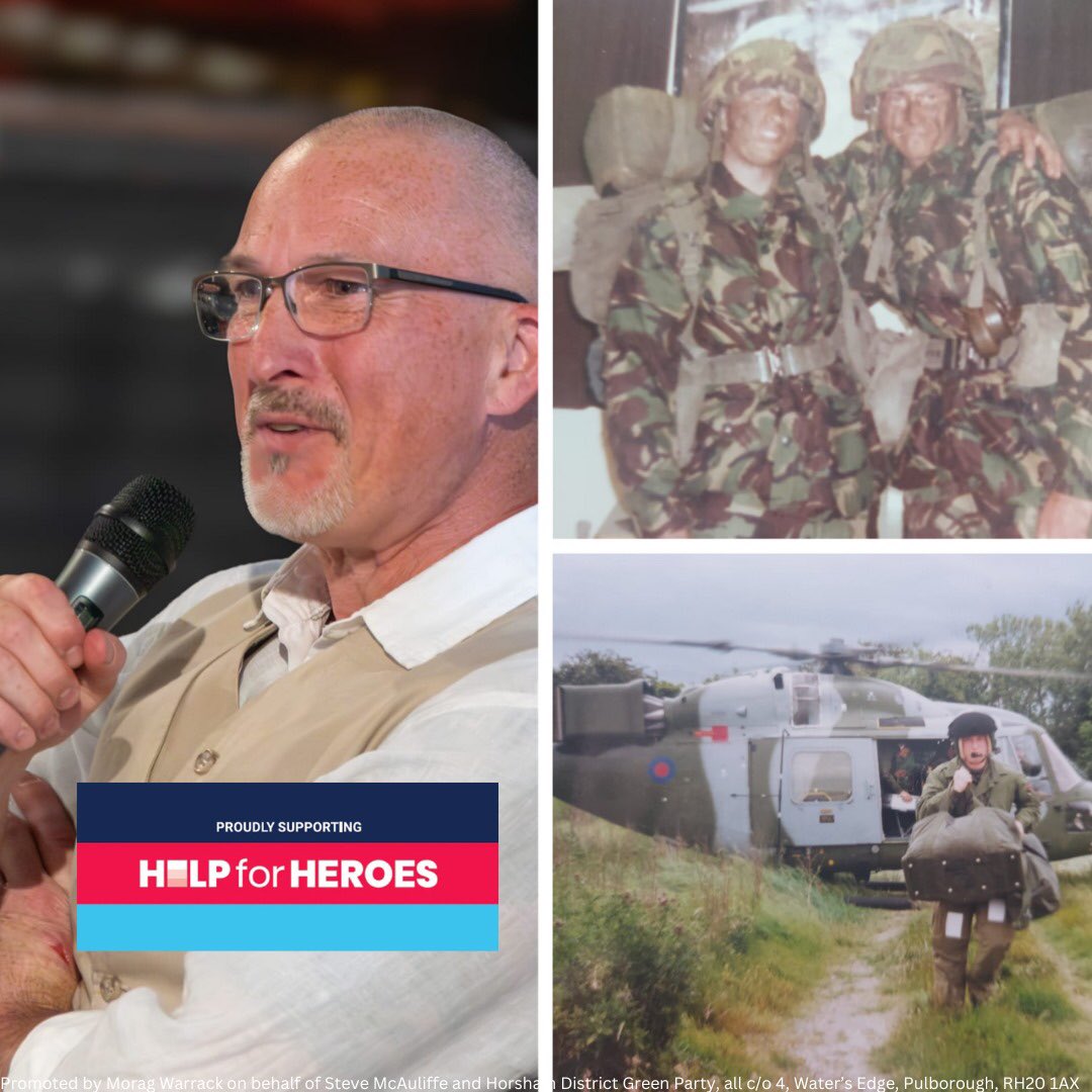 As an ex-Army Air Corps soldier I salute all service personnel and their families.
This armed forces day, I'm asking my fellow Arundel and South Downs Parliamentary Candidates to sign up to the <a href="/HelpforHeroes/">Help for Heroes</a> Veterans Pledge: act.helpforheroes.org.uk/call-party-lea…. #realhoperealchange