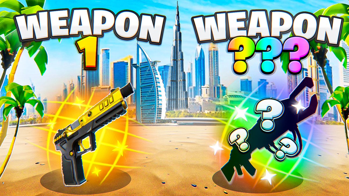 🐪DUBAI🏜️ GUN GAME

MAP CODE:1499-0382-0009
🐪Dubai GUN GAME🐪
🎯ONESHOT🎯
🏆RANK UP TO UNREAL🏆
✨ ULTRA LUXURY ✨
😎SUPER FUN😎
💎 HABIBI 💎
♻️UPDATED!♻️

🎉BECOME THE BEST AMONG 16 PLAYERS🎉