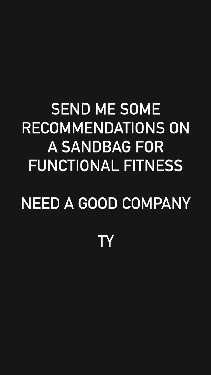 Dom__Schroeder's tweet photo. I’m buying a sandbag for functional fitness to build my garage gym and do outside workouts 

Send some recommendations 

Thanks  

#functionalfitness 
#functionalfitness 
#sandbag 
#sandbagworkout https://t.co/UUcZHhnh5X