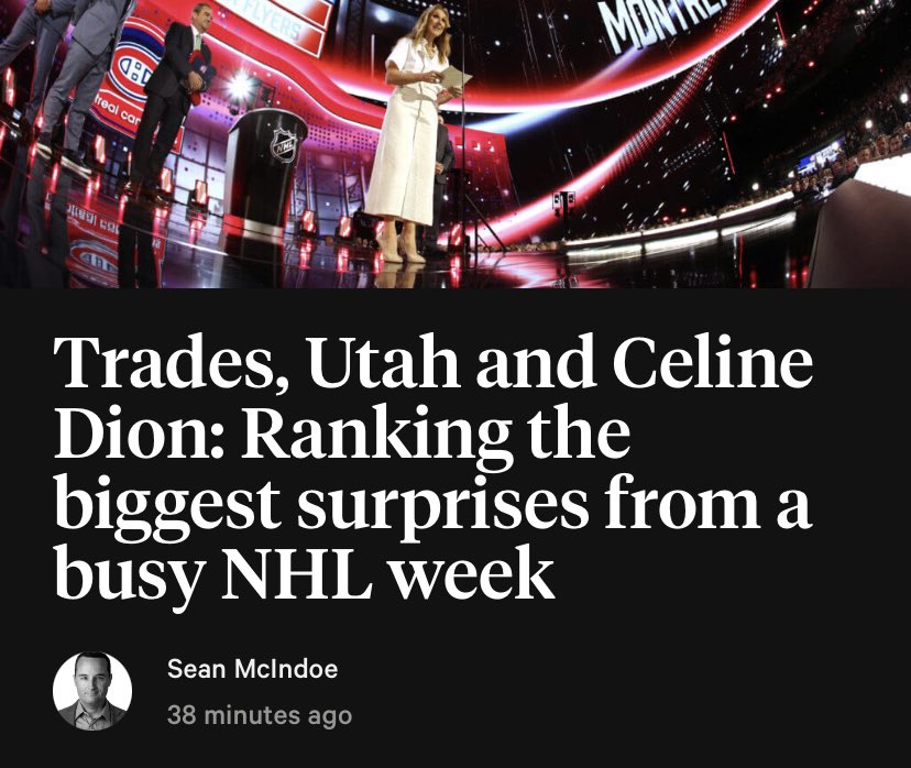thealiciang's tweet photo. Sources close to the team have confirmed: Celine Dion (MTL) to Utah for some poutine and bagels. https://t.co/3a15igRRDy