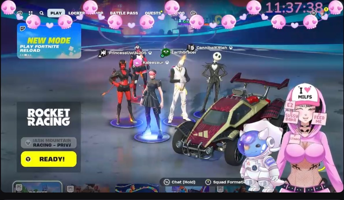 kaleesaur's tweet photo. NEW MODEL IS HERE!!! Currently live for my birthday subathon 🥰 we’re already at 14 hours! Come see my new emotes, panels, PFP, and more!!! #twitch #vtuber #VtuberDebut #vtubermodel https://t.co/wTulwkUnv6