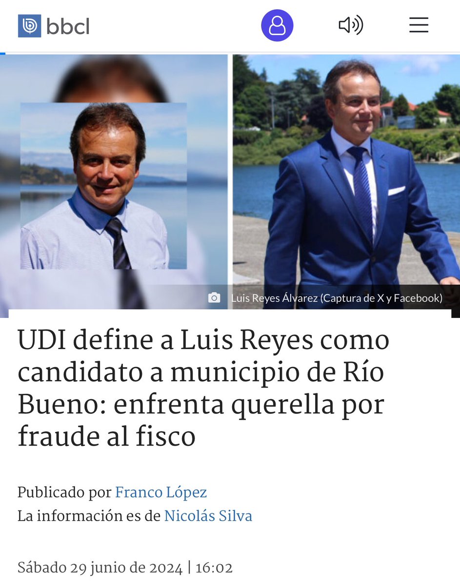 Esto es para no creer:
UDI decide llevar como candidato a exalcalde que se encuentra querellado y por la misma comuna.
Los paladines de la probidad dan vergüenza ajena.