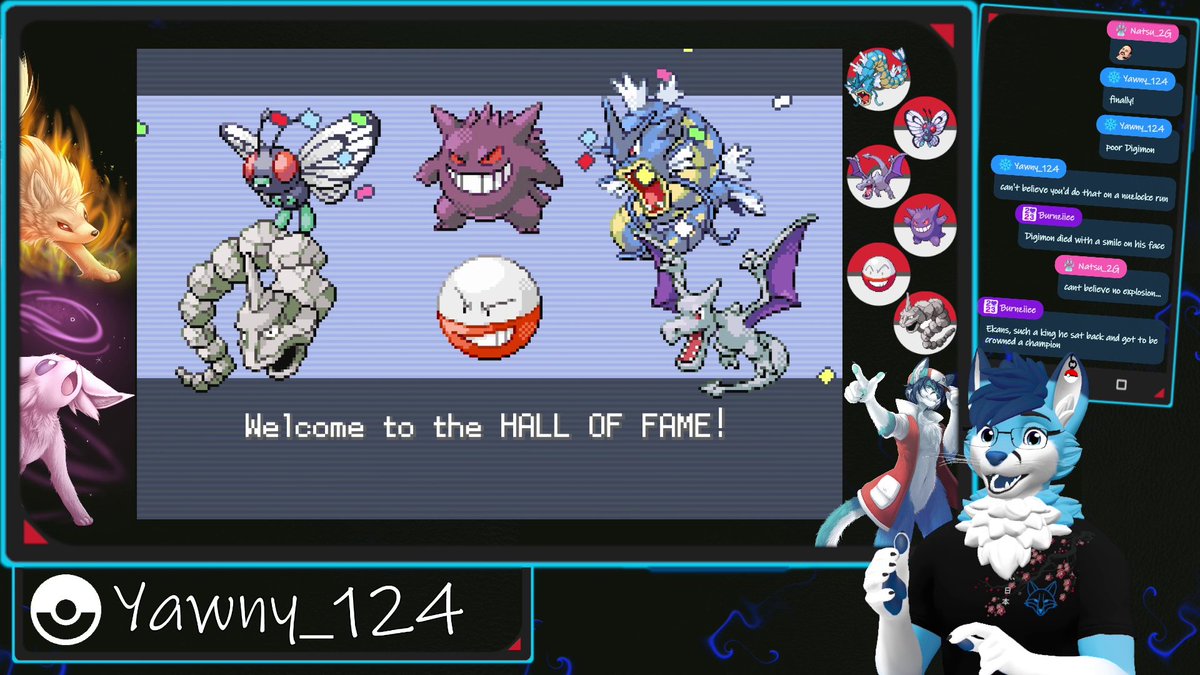 Today's the day I finally have beaten a #Pokemon #Nuzlocke. And I must say, I've gotten a new HUGE appreciation for how terrifying Butterfree can be.