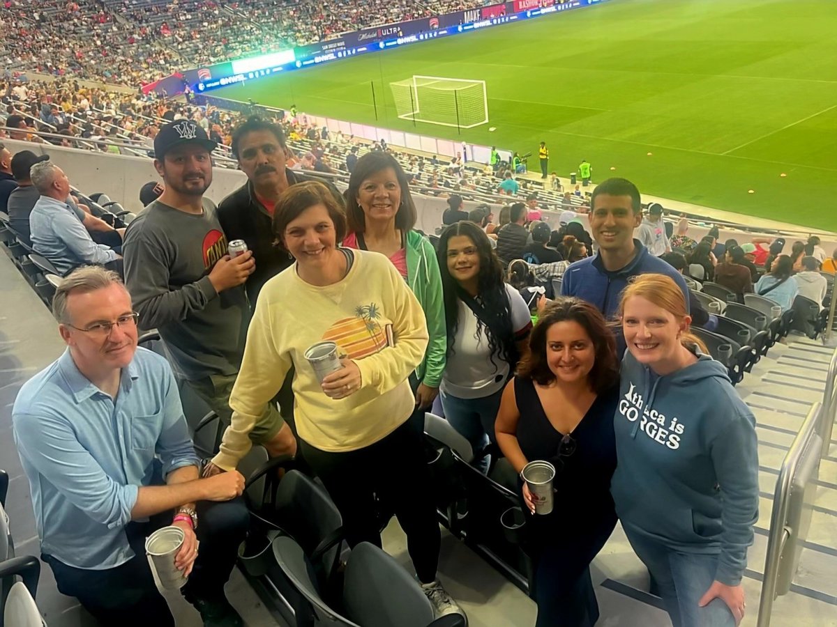 UCSD Health Moores Cancer Center COE (@ucsdcancer_coe) on Twitter photo COE was proud to represent & root for our <a href="/sandiegowavefc/">San Diego Wave FC</a> at their #Pride2024 Night! A tough loss for us Wave fans, but it was great to see so many MCC colleagues and <a href="/SDSU/">San Diego State University</a> Partners! #PrideMonth #VamosWave COE was proud to represent & root for our <a href="/sandiegowavefc/">San Diego Wave FC</a> at their #Pride2024 Night! A tough loss for us Wave fans, but it was great to see so many MCC colleagues and <a href="/SDSU/">San Diego State University</a> Partners! #PrideMonth #VamosWave