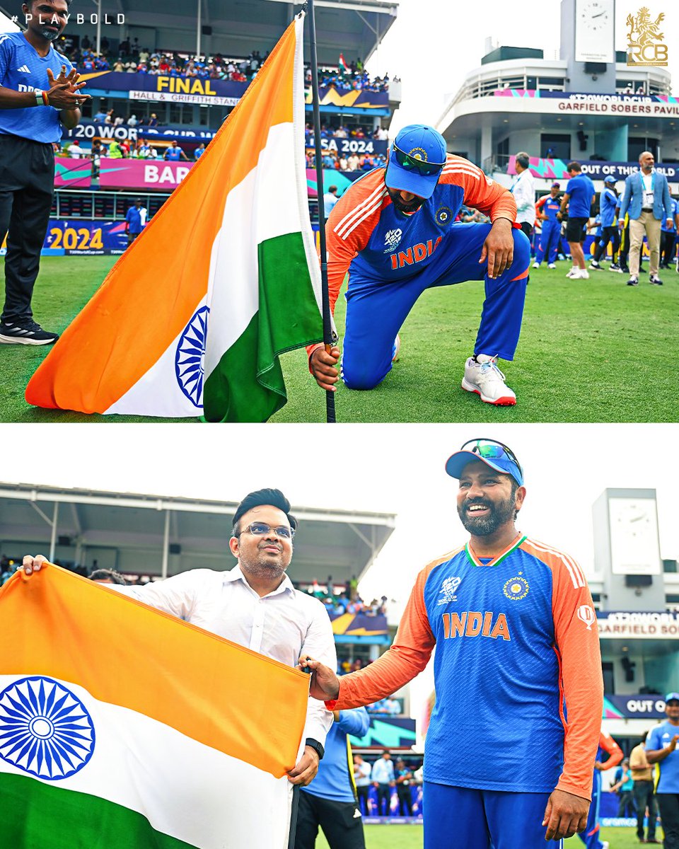 AlwaysursRaj's tweet photo. Champions 🏆 
Congratulations team India🇮🇳♥️ #T20IWorldCup2024 https://t.co/trYeK0cwK9