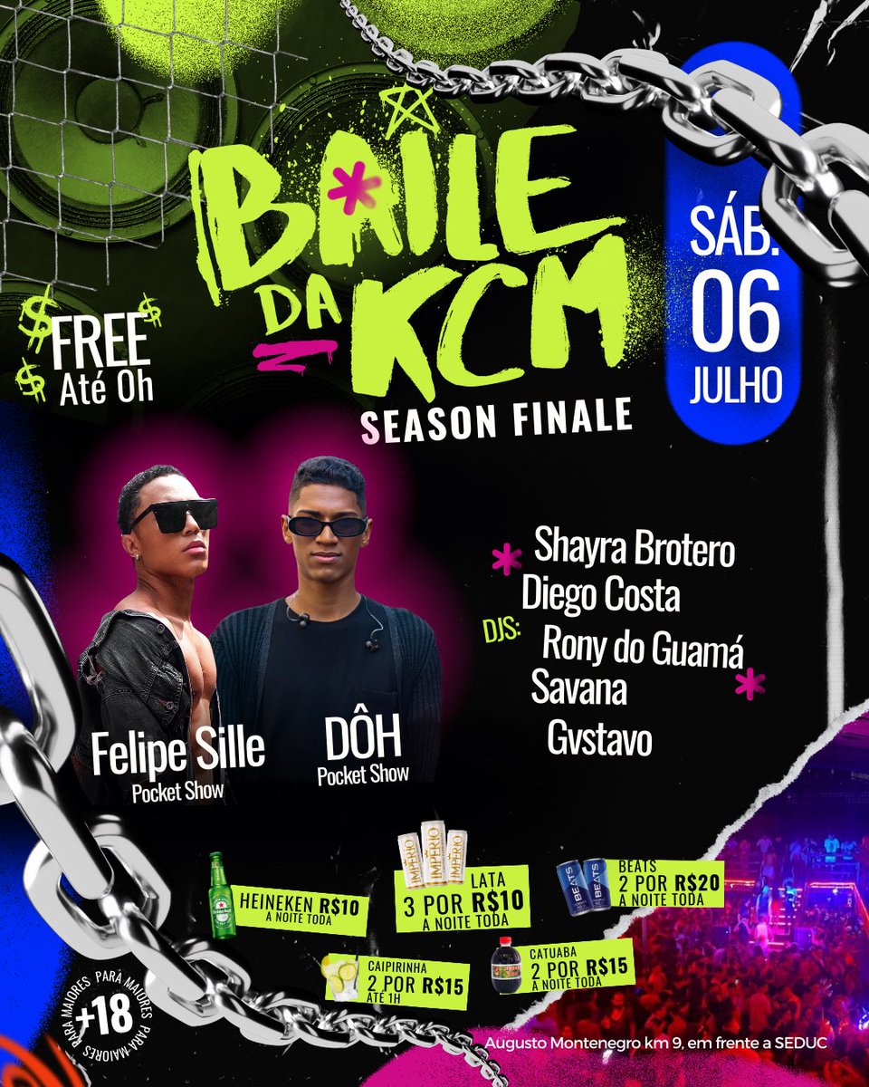 CentralLate's tweet photo. Amores, hoje infelizmente não conseguiremos abrir a kasinha, mas nosso foco será o sábado de 06/07 BAILE DA KCM - Season Finale. O melhor da kcm e muitas surpresas ❤️‍🔥 https://t.co/HiP1891S6Z