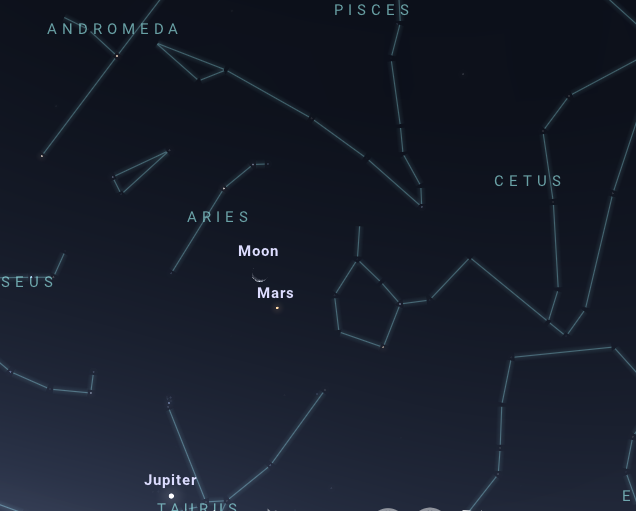 SAM_Minatitlan's tweet photo. Mañana desde muy temprano podrás observar a nuestro satélite junto a una estrella roja; es el planeta Marte. Obsérvala antes de la salida del sol.

#minatitlan #coatzacoalcos #veracruz  #divugandoando #astromina #astrominatitlan #sociedadastronomicademinatitlan #SAV #SAMin https://t.co/GD776neXyz