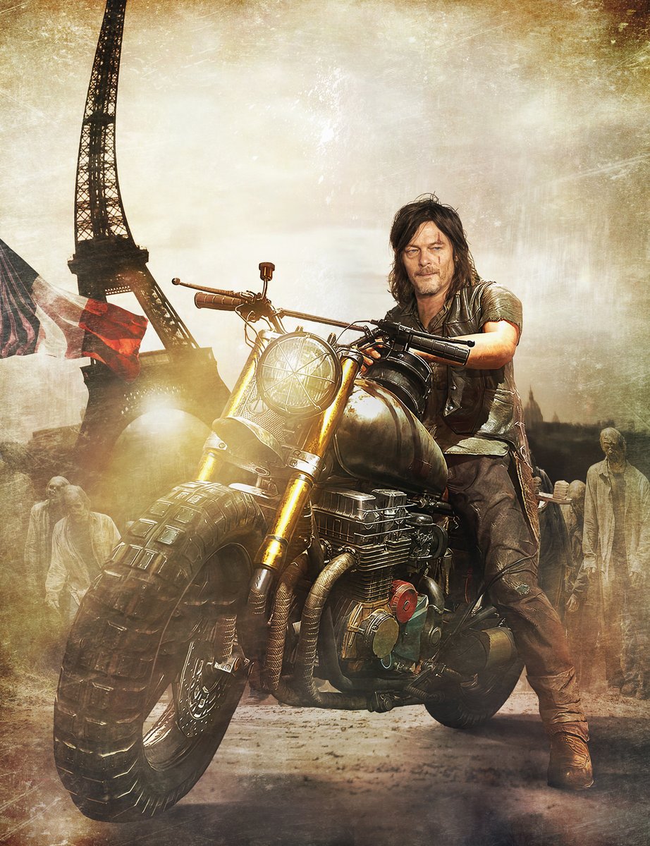 #Day3713 #TWD 

   Pic 3,713 #DarylDixon <a href="/wwwbigbaldhead/">norman reedus</a> 
   
   On the bends ..