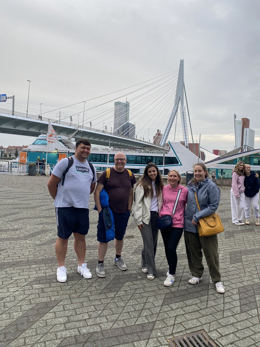 Time to explore Rotterdam this evening.