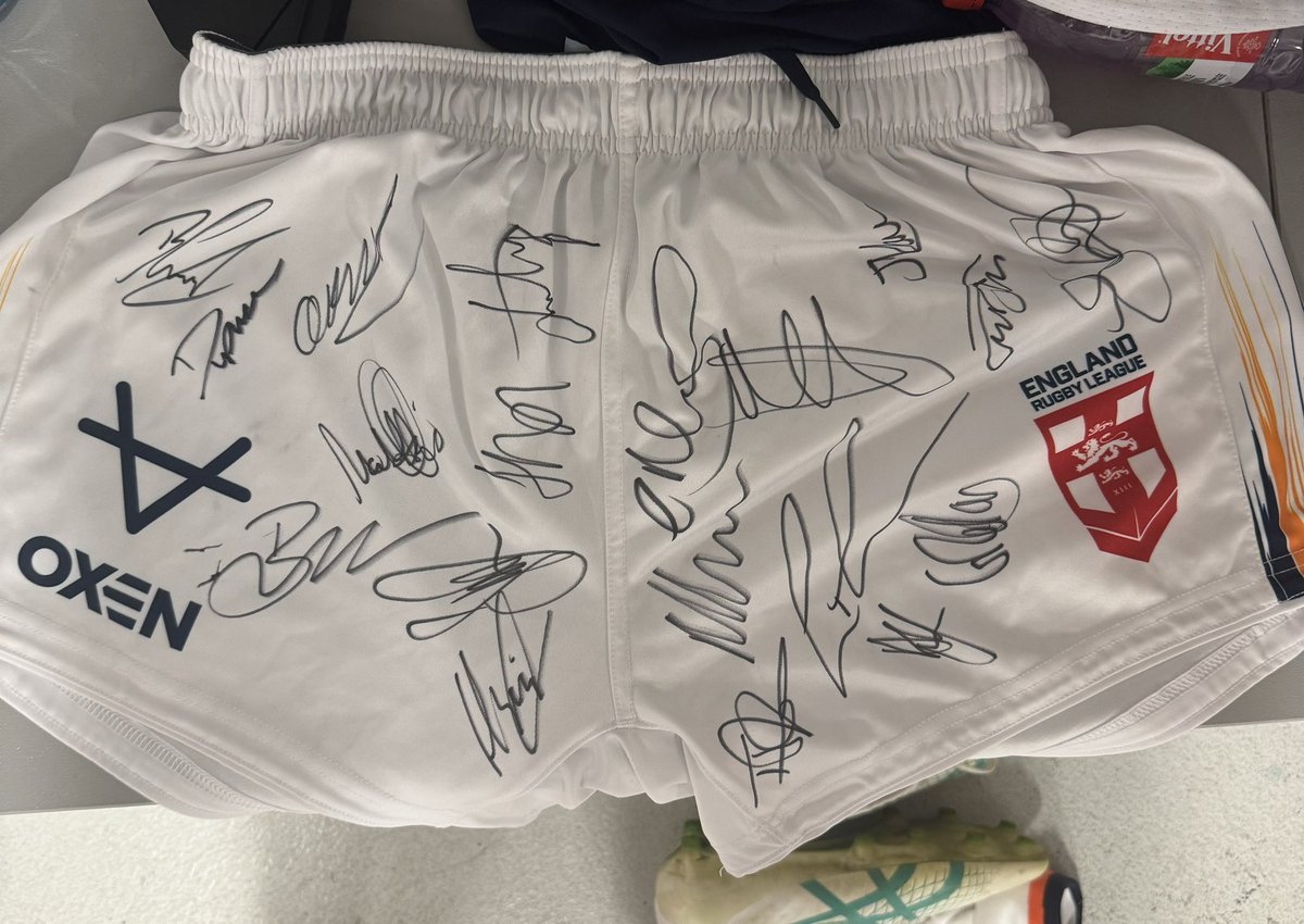 Hi everyone, I will be silent auctioning off match worn shorts signed by the team who played in the mid-season international against France to raise funds for the mnd association in honour of rob. Plz message me privately offers and the highest will be accepted by the 6/7/2024