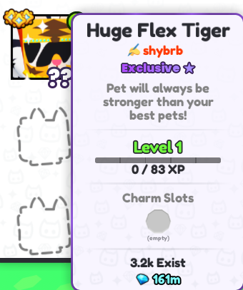 PS99 GIVEAWAYS (@petsimgw) on Twitter photo 🤑 SIGNED HUGE FLEX TIGER GIVEAWAY 🤑
1. Like and Repost
2. Follow <a href="/PS99_GW/">PetSimulatorGiveaway</a>
3. Comment your username
ENDS IN 48 HOURS GOOD LUCK ⏳ 🤑 SIGNED HUGE FLEX TIGER GIVEAWAY 🤑
1. Like and Repost
2. Follow <a href="/PS99_GW/">PetSimulatorGiveaway</a>
3. Comment your username
ENDS IN 48 HOURS GOOD LUCK ⏳