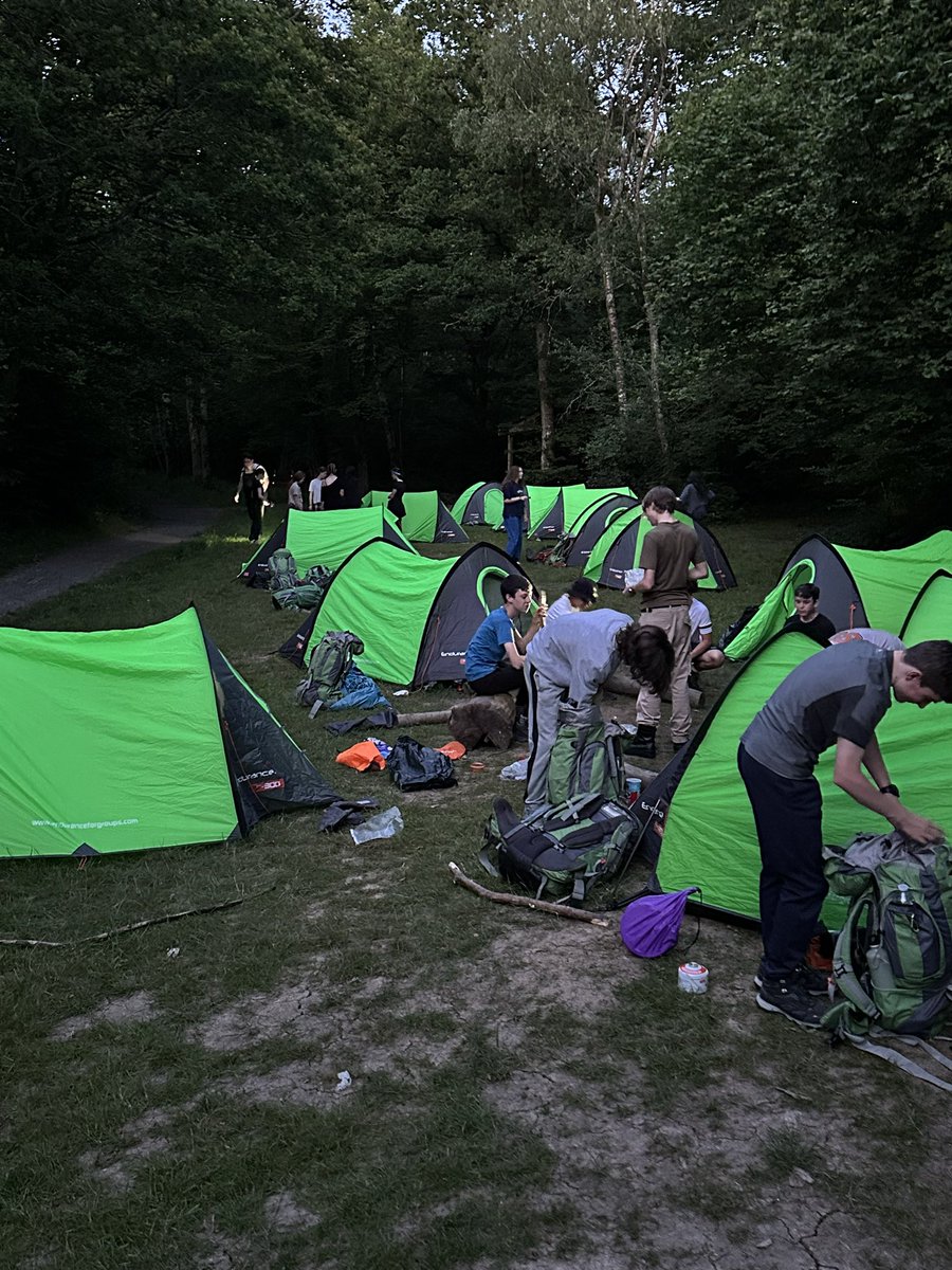 PACA_DofE's tweet photo. Quick flurry of tidying up before lights out https://t.co/z1wvIBvoUJ