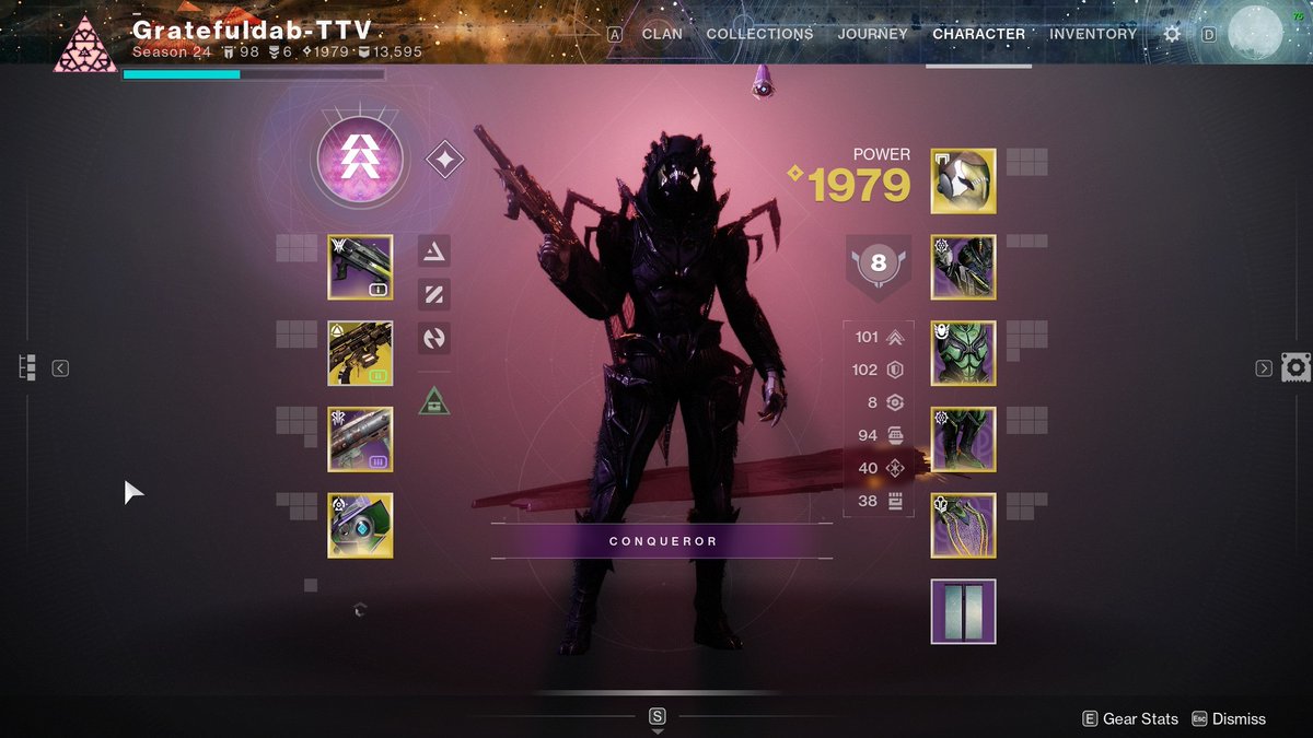 Gratefuldab710's tweet photo. @VenomMovie #venomDC Got my hunter dressed up as #Venom in @DestinyTheGame Come join us for the alt grind! https://t.co/wlnn9ZtFKg https://t.co/DyK8oq8YSp