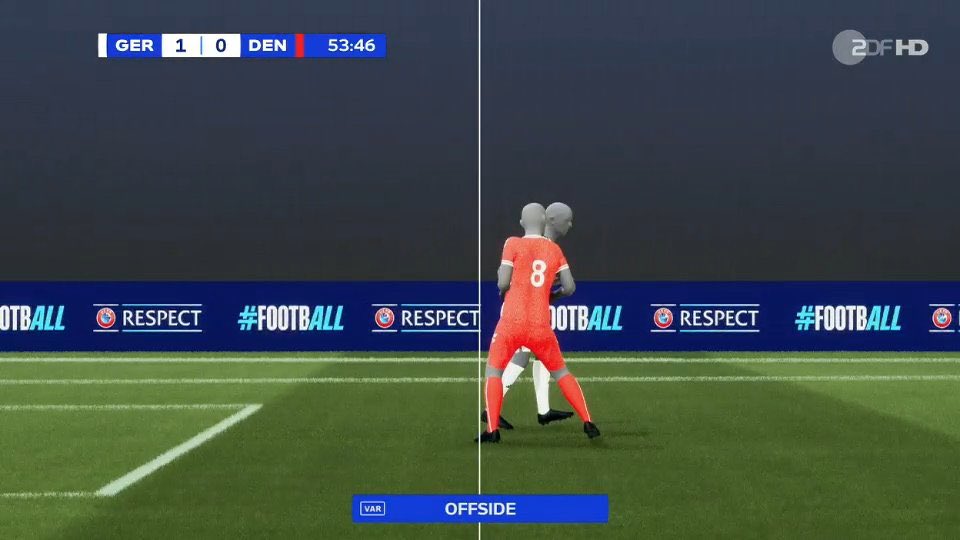 oaugustobarbosa's tweet photo. Esse impedimento da Dinamarca foi um absurdo. Impedido por conta da ponta da Chuteira.

Essa regra precisa mudar, visto que o jogador não teve qualquer tipo de vantagem na jogada. https://t.co/FKbyvuAwzo