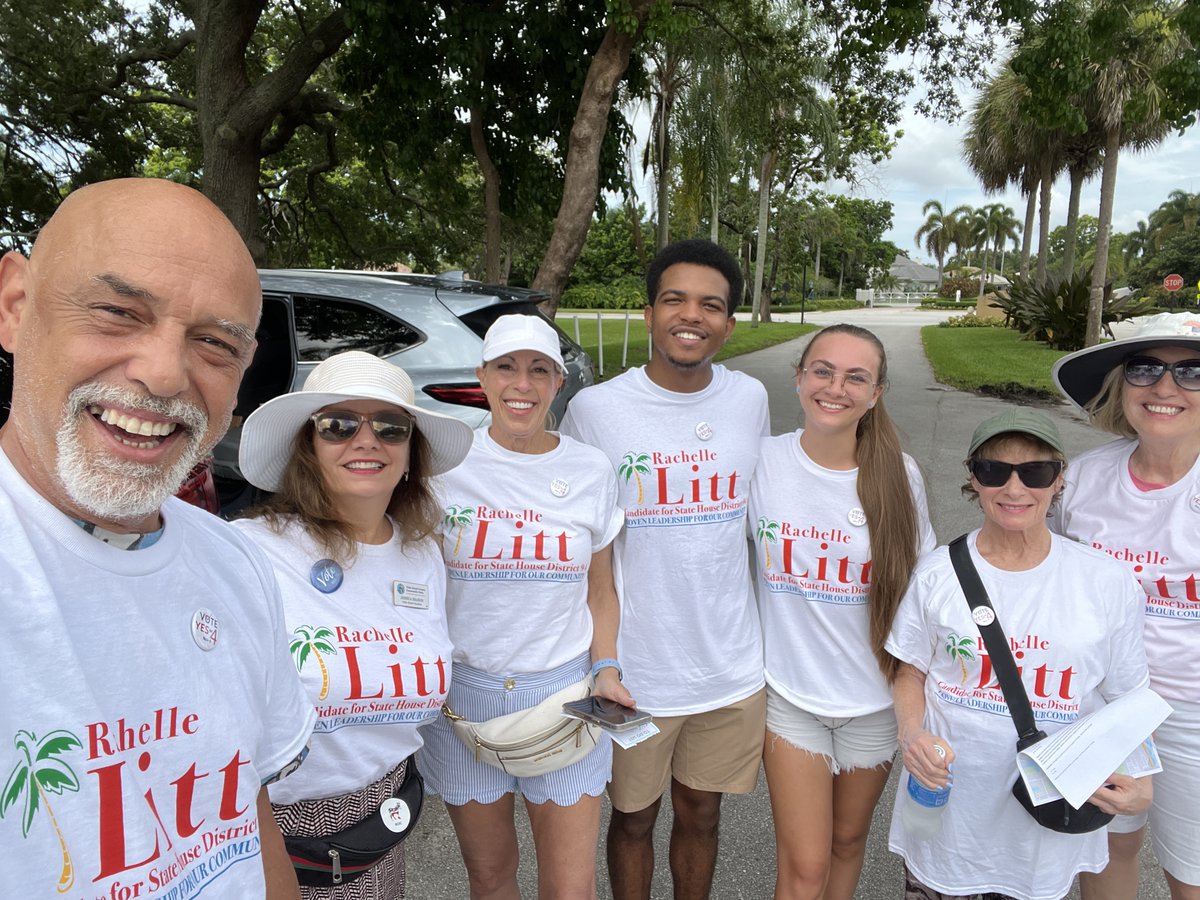 RolandoBarrero's tweet photo. Today I joined a canvass for @RLittForFlorida
Together we work locally, together we represent statewide, and together we celebrate nationwide! We have candidates in every seat in Florida! We need everyone on the phones and on the streets celebrating our Democracy! #GetLittUp https://t.co/NBMxnrEAcP