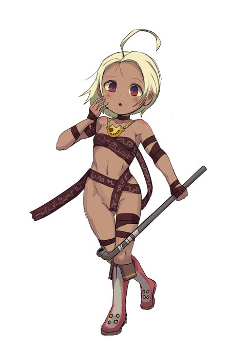 だれもしらないキャラを描きました