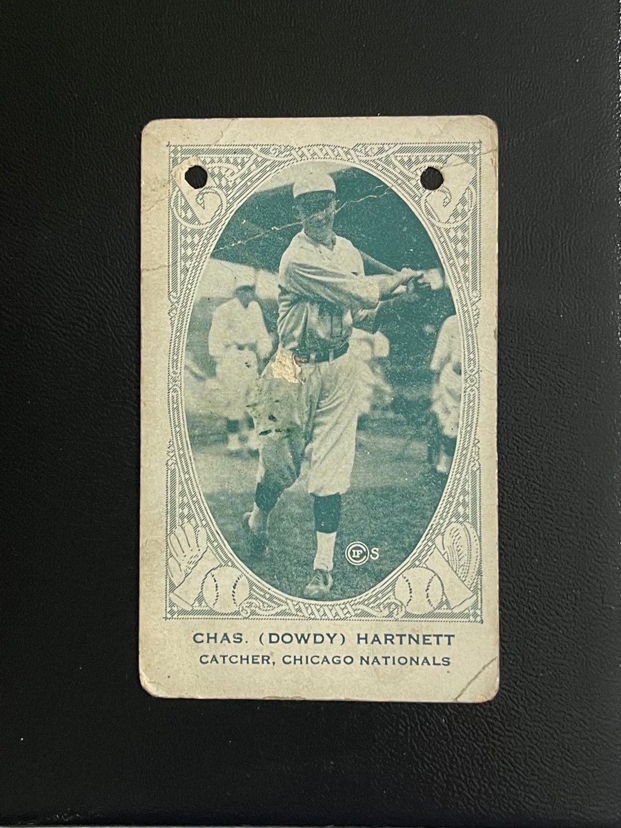 Mailday (In a record 2 days from buying to in hand)!

1922 E120 American Carmel of Gabby Hartnett for the HOF rookie card collection. One of the all-time greats that many don’t know anything about. Very tough card to find.