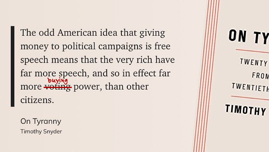 TheHausWorking's tweet photo. @MADDEEE13 @PamBalamm @qweepee1934 @mommamia1217 @BodhisattvaKat @DemSoldierJr @SenWhitehouse @SenateDems RE: Citizens United, SCOTUS, Justices Thomas/Alito/Kavanaugh via Harlan Crow, et al.
#ScotusCorruptus is Pig Latin. #SCOTUSIsCompromised https://t.co/a1JsPx34r0