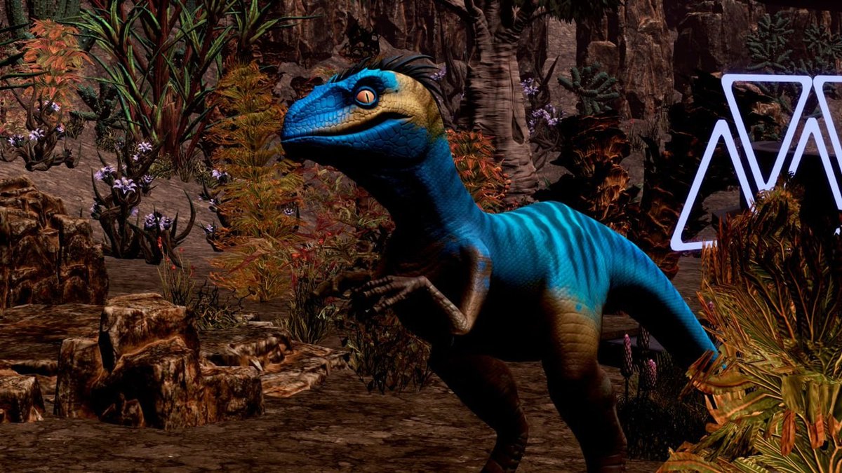 RedrosWorkshop's tweet photo. Completed commission for @Byzil of a ripped Raptor game model and converted into a 3rd person puppeted avatar for VRChat. https://t.co/itevpV6Pkr