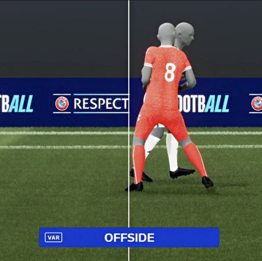 Isto tem de deixar de ser fora-de-jogo! 

É mudar as regras em relação a isto e acrescentar um limite mínimo que, deixa também a sensação de que o atleta tirou vantagem nesse lance. 

Ninguém tira vantagem por estar 1cm na frente.