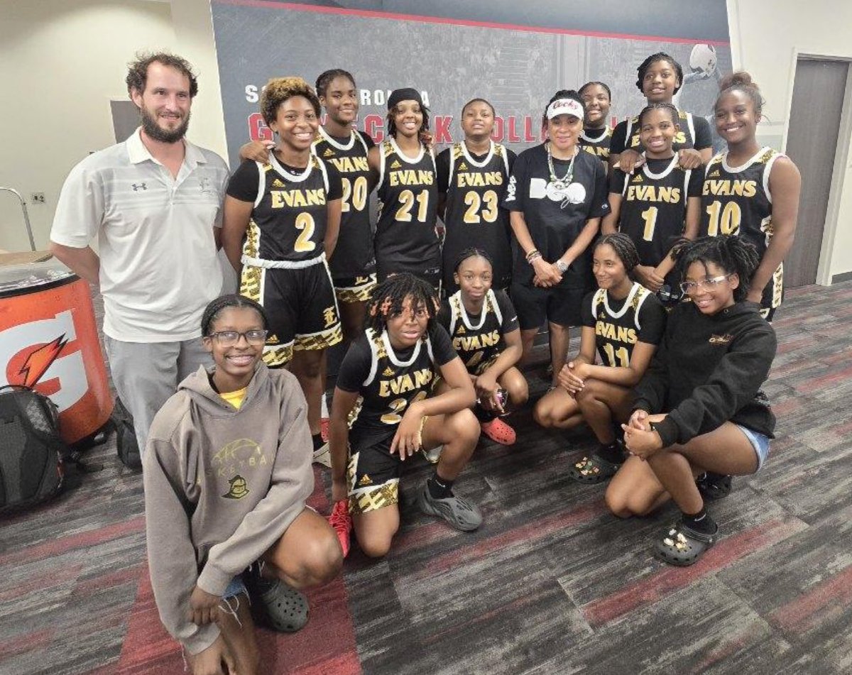 Evans Lady Knights Basketball (@ehs_ladyknights) on Twitter photo Great way to end the summer with a 15-4 record going 5-0 on the wknd <a href="/dawnstaley/">dawnstaley</a> Team Camp! This is a special group of girls who have grown together & achieved so much over the month of June! THE GRIND WILL CONTINUE! #AllInLockedIn <a href="/AthleticsEvans/">Evans High Athletics</a> Great way to end the summer with a 15-4 record going 5-0 on the wknd <a href="/dawnstaley/">dawnstaley</a> Team Camp! This is a special group of girls who have grown together & achieved so much over the month of June! THE GRIND WILL CONTINUE! #AllInLockedIn <a href="/AthleticsEvans/">Evans High Athletics</a>