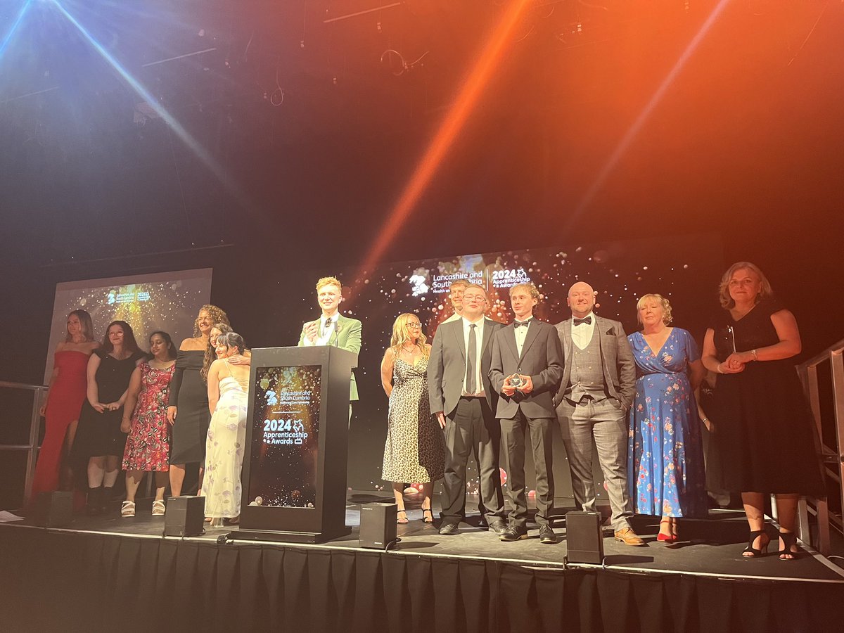 Congratulations to our winner and highly commended for the #LSC2024 Team Player award, sponsored by Furness College! 🥳

🏆 Winner: Jane Parkinson  
🌟 Highly Commended: Kieran Collins  

Well done to both and all of the finalists! 🎉  

#LSC2024